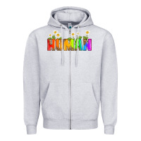 Heather Grey human Zipper Hoodie - HRA Design Shop