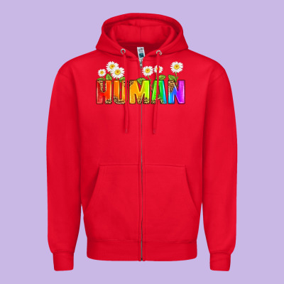 Human Zipper Hoodie Designed By Hra Design Shop