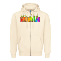 Sandshell human Zipper Hoodie - HRA Design Shop