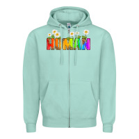 Seafoam human Zipper Hoodie - HRA Design Shop