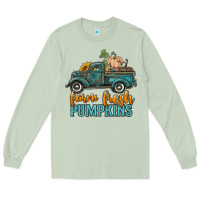 Matcha farm fresh pumpkins truck Long Sleeve Tee - RanaPortraitStore