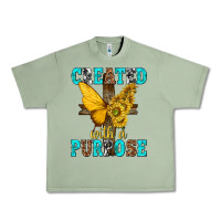 Oil Green created with a purpose Urban Heavy Tee - texasbilliewilder