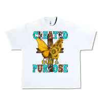 White created with a purpose Urban Heavy Tee - texasbilliewilder