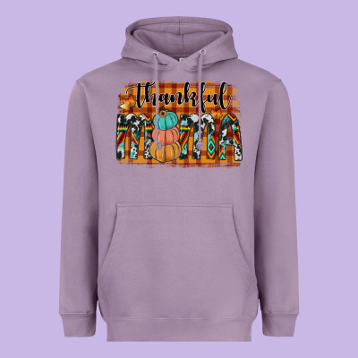 Thankful Mama Heavyweight Hoodie Designed By Jahusdesignshop