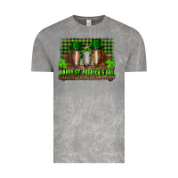 Cloud Rock happy st. patricks day horses with leprechaun Vintage Tee - RanaPortraitStore