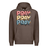 Coffee pray on it pray over it pray through it Premium Hoodie - MaliasSmallBusiness