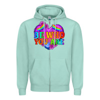 Seafoam be who you are Zipper Hoodie - HRA Design Shop