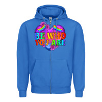 True Royal be who you are Zipper Hoodie - HRA Design Shop