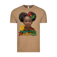Juneteenth African Girl Vintage Tee | Teevron
