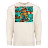 Sandshell cowboy boots with turquoise and aztec Premium Sweatshirt - Artiststas