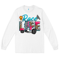 White race life Long Sleeve Tee - Zillion Design Studio