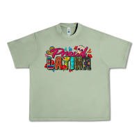 Oil Green proud latina Urban Heavy Tee - Zillion Design Studio