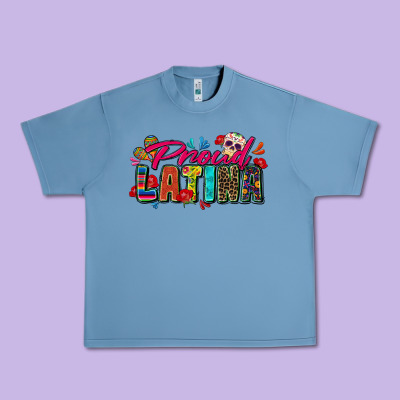 Proud Latina Urban Heavy Tee Designed By Zillion Design Studio