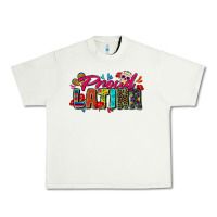 Pistachio proud latina Urban Heavy Tee - Zillion Design Studio