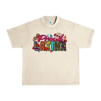 Sandshell proud latina Urban Heavy Tee - Zillion Design Studio