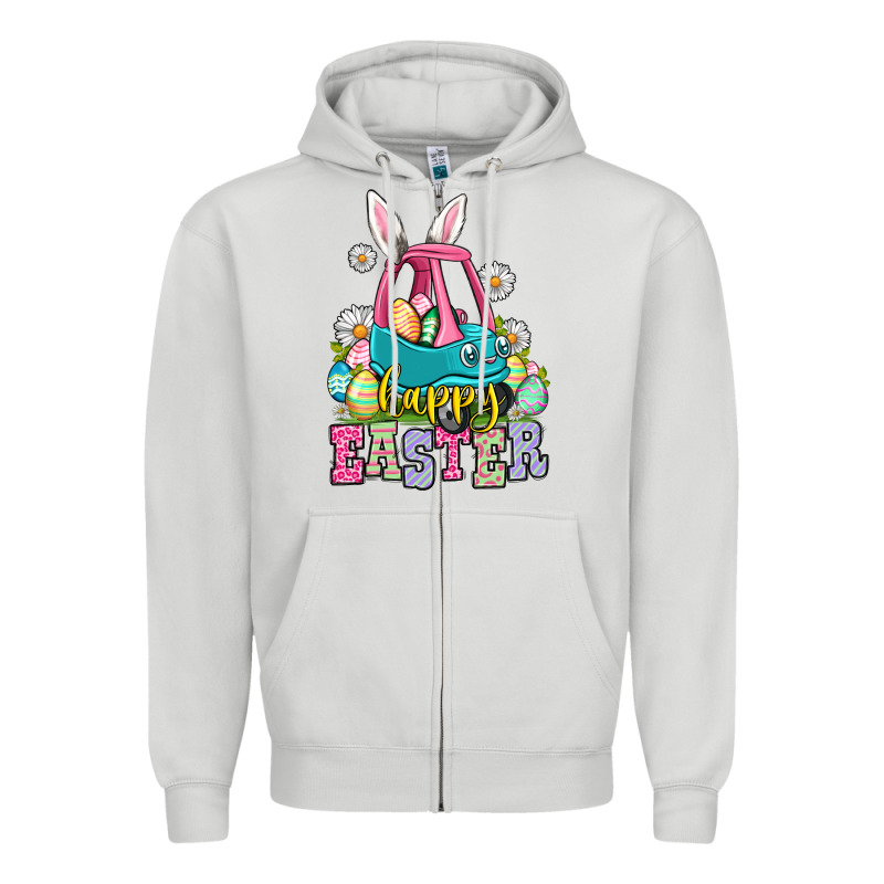 Happy Easter Toddler Car Zipper Hoodie by OliviaCreatesArt | Teevron
