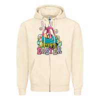 Sandshell Happy Easter toddler car Zipper Hoodie - OliviaCreatesArt