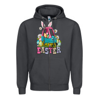 Smoke Happy Easter toddler car Zipper Hoodie - OliviaCreatesArt