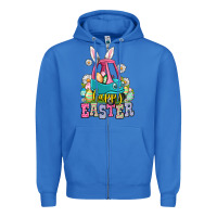 True Royal Happy Easter toddler car Zipper Hoodie - OliviaCreatesArt