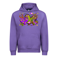 Tulip Mardi Gras Hearts Urban Hoodie - BundleAndBundleShop