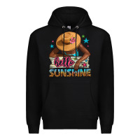 Black hello sunshine Premium Hoodie - NancyCooperArtShop