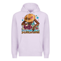 Lilac hello sunshine Premium Hoodie - NancyCooperArtShop