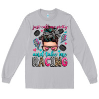 Moon Dust just call me pretty and take me racing Long Sleeve Tee - Zillion Design Studio