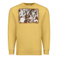 Antique Gold cowhide background Premium Sweatshirt - AdoDesignShop