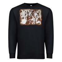 Black cowhide background Premium Sweatshirt - AdoDesignShop