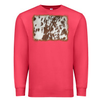 Cardinal cowhide background Premium Sweatshirt - AdoDesignShop