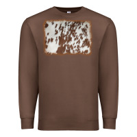 Chestnut cowhide background Premium Sweatshirt - AdoDesignShop