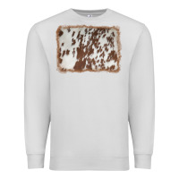 Dove Grey cowhide background Premium Sweatshirt - AdoDesignShop