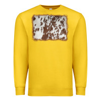 Lemon cowhide background Premium Sweatshirt - AdoDesignShop