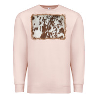 Pale Pink cowhide background Premium Sweatshirt - AdoDesignShop