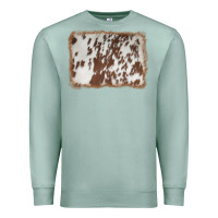 Seafoam cowhide background Premium Sweatshirt - AdoDesignShop