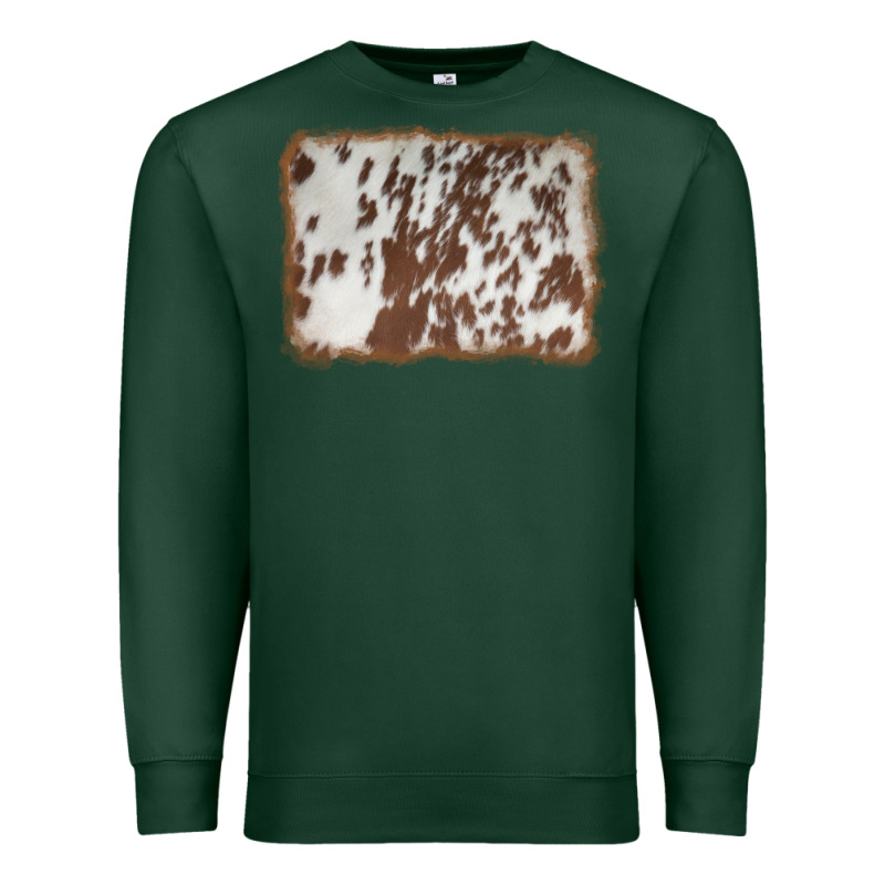 Cowhide Background Premium Sweatshirt by AdoDesignShop | Teevron