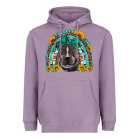 Lavender western pitbull rainbow Heavyweight Hoodie - Artiststas
