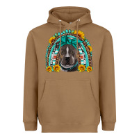 Toasted Coconut western pitbull rainbow Heavyweight Hoodie - Artiststas