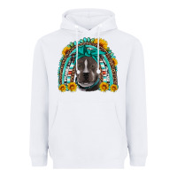 White western pitbull rainbow Heavyweight Hoodie - Artiststas