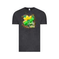 Vintage Black lucky vibes Vintage Tee - RanaPortraitStore