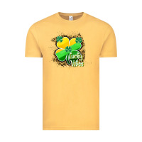 Vintage Mustard lucky vibes Vintage Tee - RanaPortraitStore