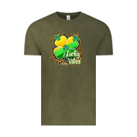 Vintage Olive lucky vibes Vintage Tee - RanaPortraitStore