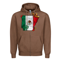 Chestnut mexica oklahama Zipper Hoodie - CowhideDigitalArt