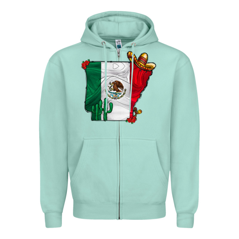Mexica Oklahama Zipper Hoodie by CowhideDigitalArt | Teevron