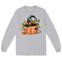 Moon Dust Kids Pumpkin with Halloween Long Sleeve Tee - texasbilliewilder