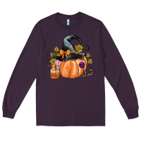 Plum Kids Pumpkin with Halloween Long Sleeve Tee - texasbilliewilder