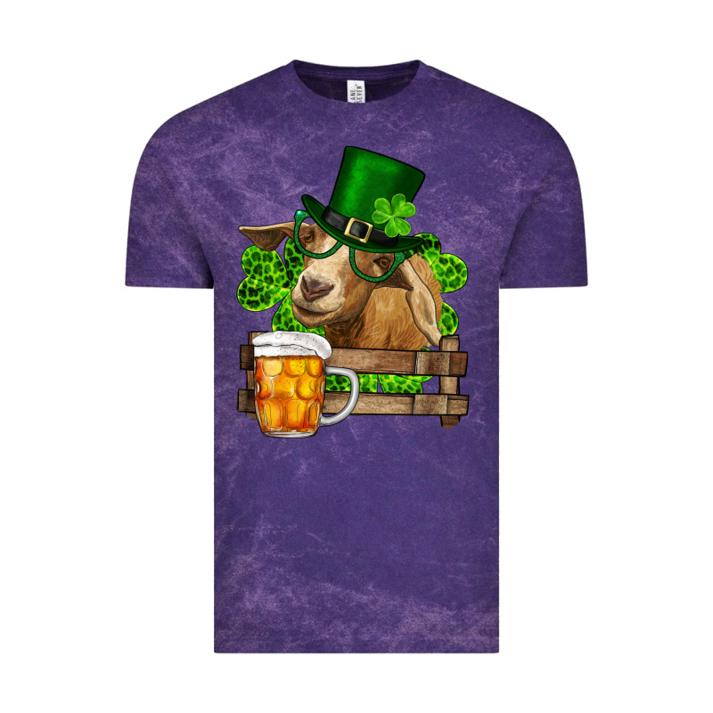 St. Patricks Day Goat And Beer Vintage Tee by RanaPortraitStore | Teevron