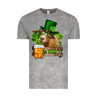 Cloud Rock st. patricks day goat and beer Vintage Tee - RanaPortraitStore