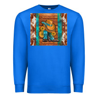 True Royal cowboy boots turquoise aztec cowhide Premium Sweatshirt - Artiststas