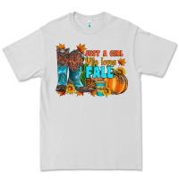 Jusa A Girl Who Loves Fall Premium Tee | Teevron